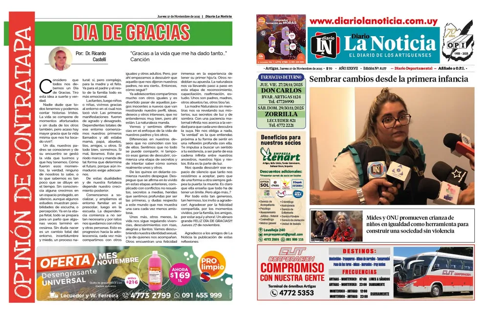 DIARIO de 12 PAGINAS TODOS LOS DIAS. ESTE