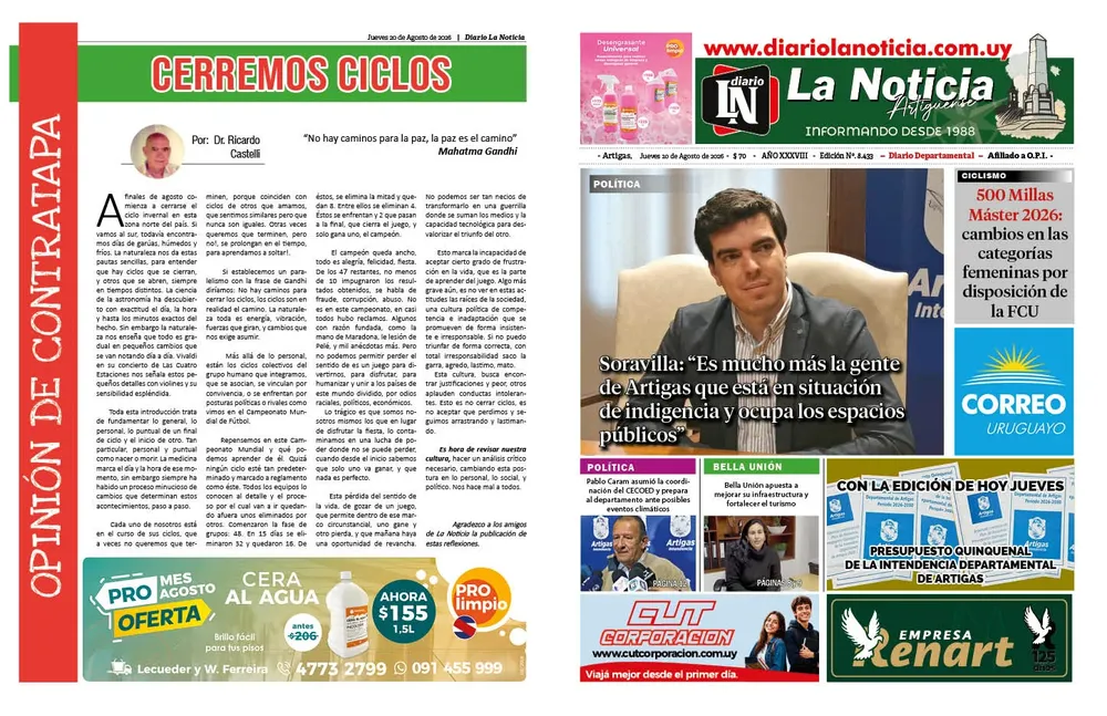 20 - JUEVES 20-08-2026