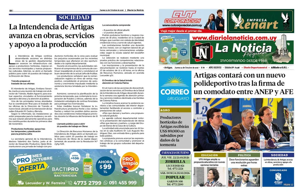 22 - JUEVES 22-10-2026