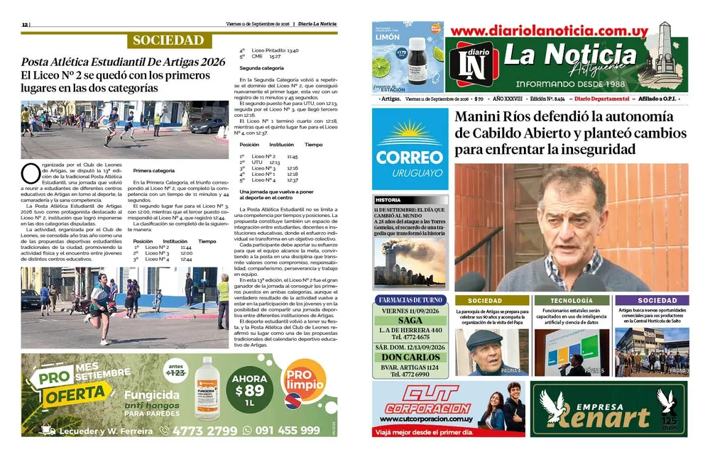 11 - VIERNES 11-09-2026